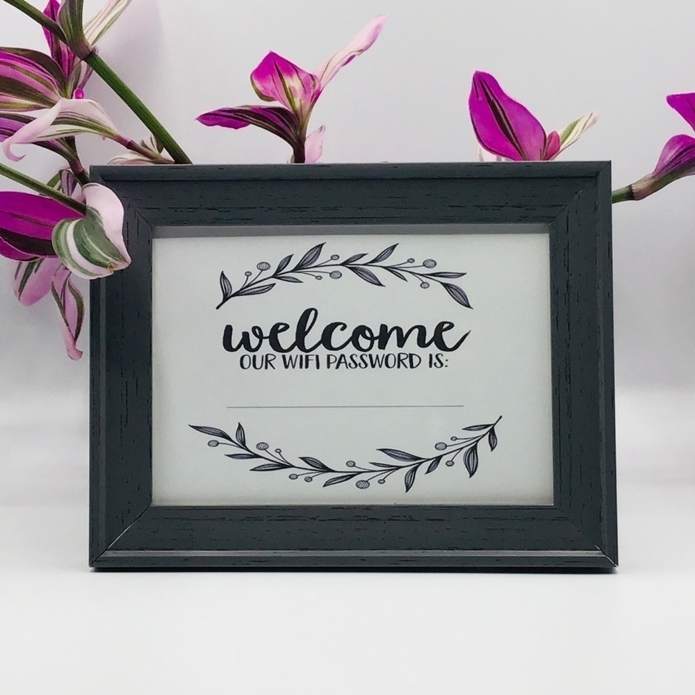 New Farmhouse WiFi Photo Frame Home Decor Gray 5x7